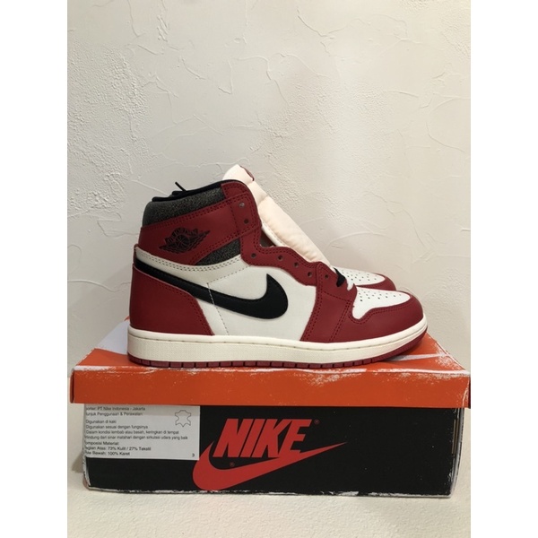 Nike jordan 1 retro high lost and found Authentic