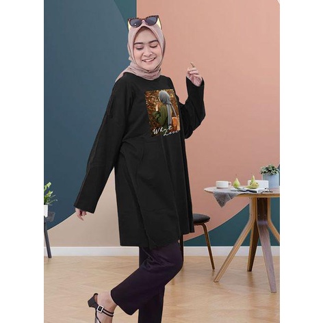 BLOUSE LENGAN PANJANG LD 130CM DTF HIJAB WHAT