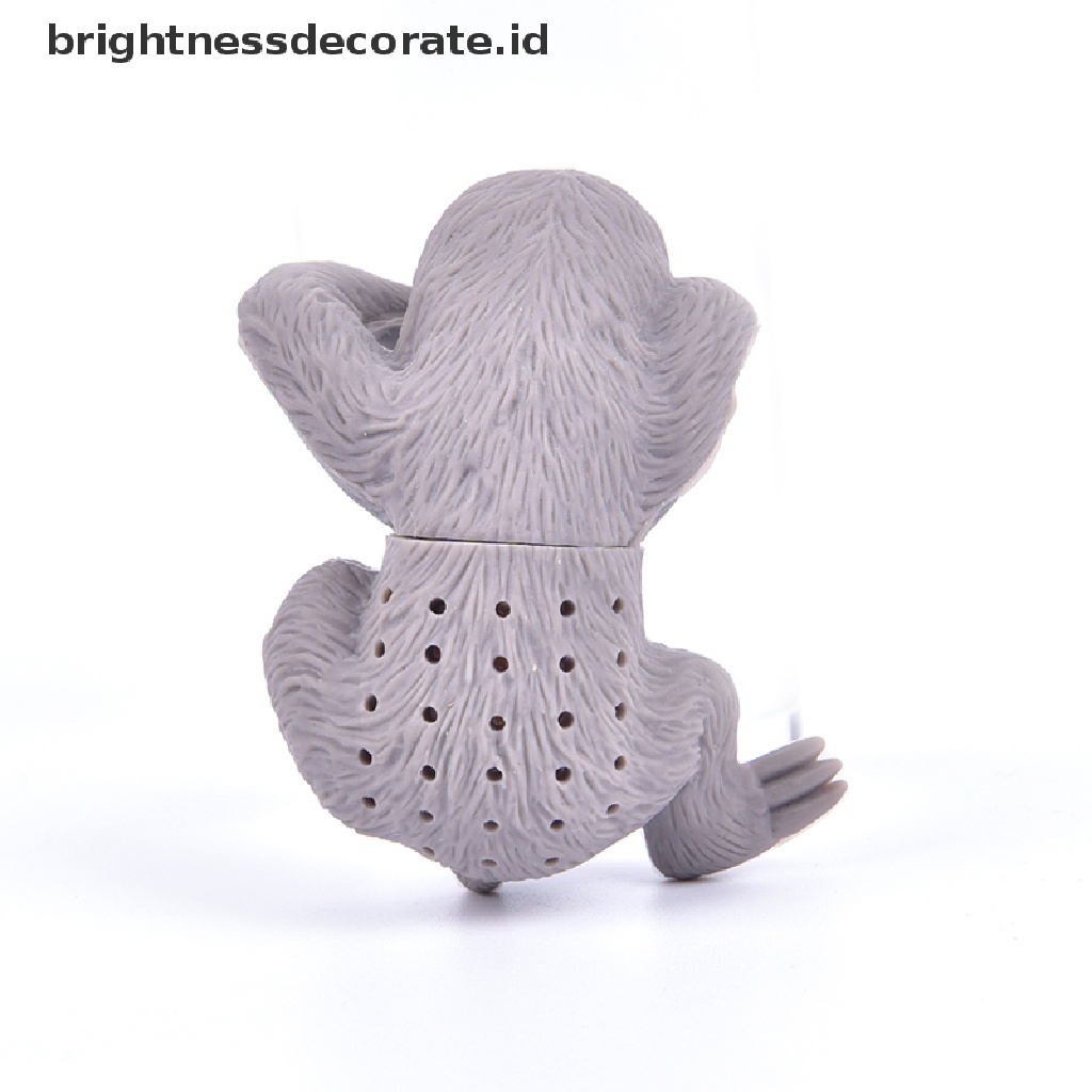 [Birth] Silikon Tea Infuser Creative Safety Tea Bag Filter Saringan Teh Sloth Tea Bag [ID]