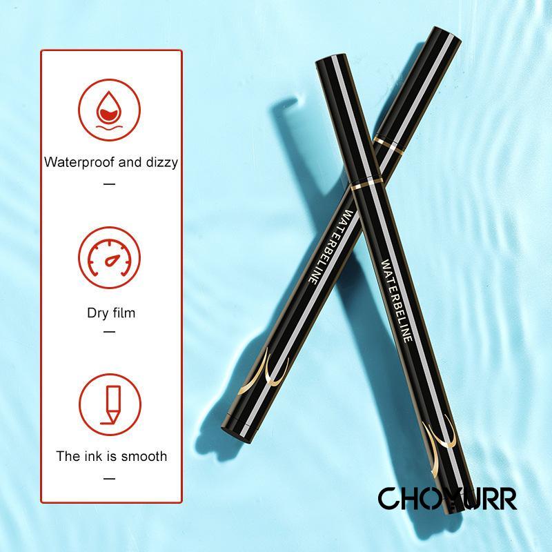 【COD】Eyeliner Waterproof Eyeliner Pen Pencil Pensil Tahan Lama Hitam Makeup Quick Dry  Long Lasting Smooth No Smudge Cosmetics-CH