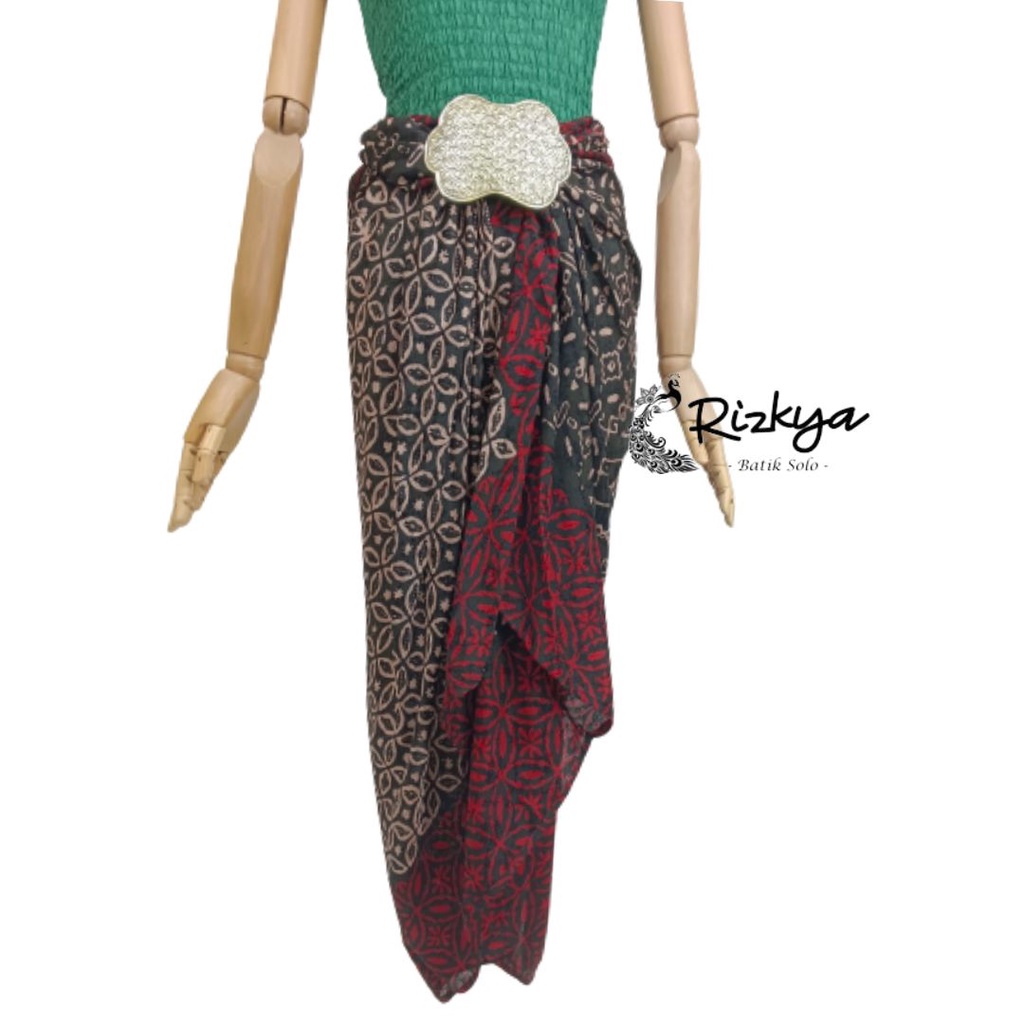 Rizkya Batik Rok Lilit Viscose Motif Sogan Rok Pesta