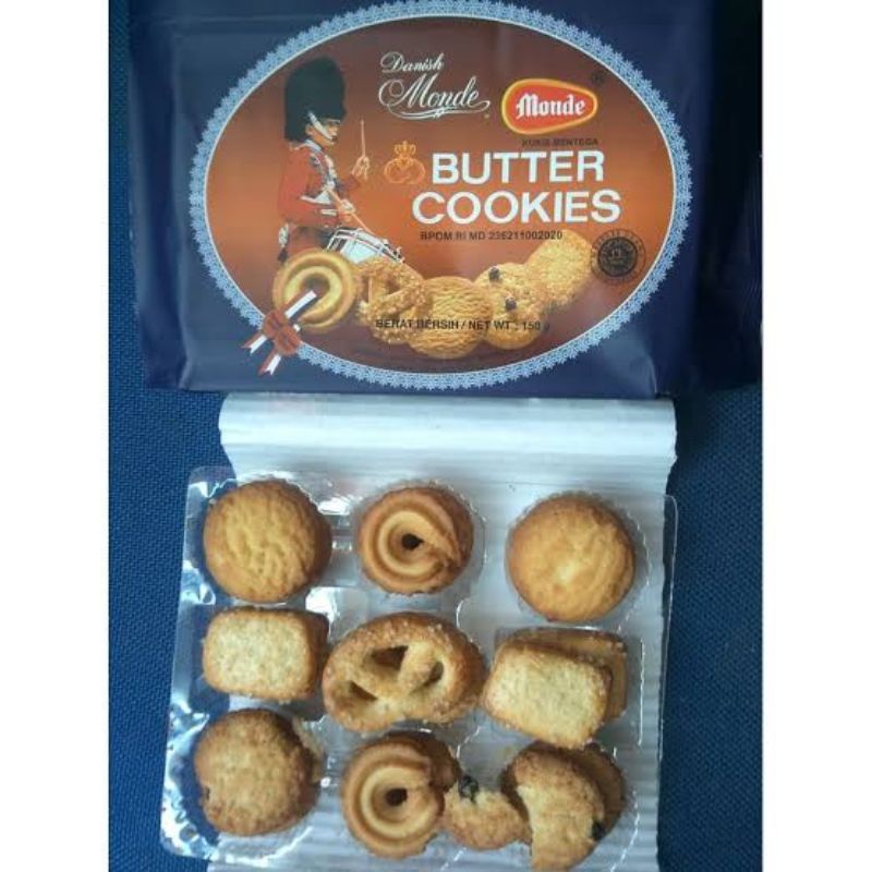 

MONDE BUTTER COOKIES 150GR BISKUIT MONDE BISKUIT SUSU ROTI BISKUIT REGAL ROMA NISSIN