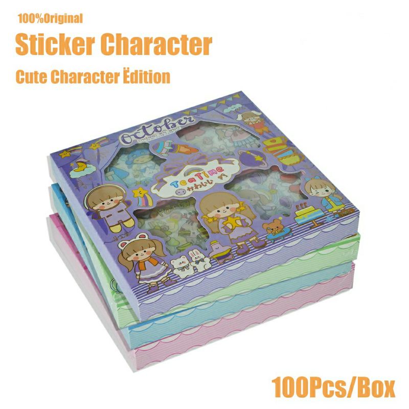 

Sticker Buku Aesthetic Waterproof / Tahan Air 100lembar
