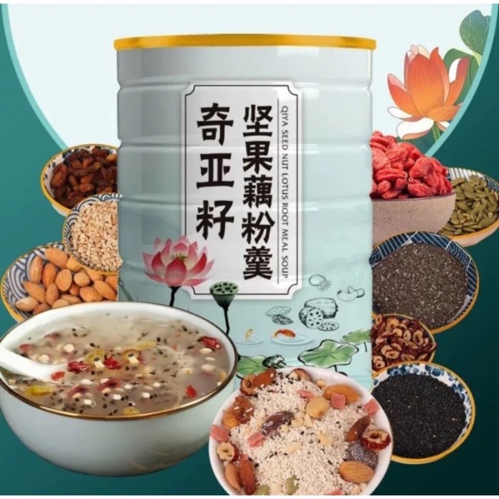 

READY STOCK!! Ou Fen Lotus Root Powder Starch Bubuk Akar Teratai Oufen - Qi Ya