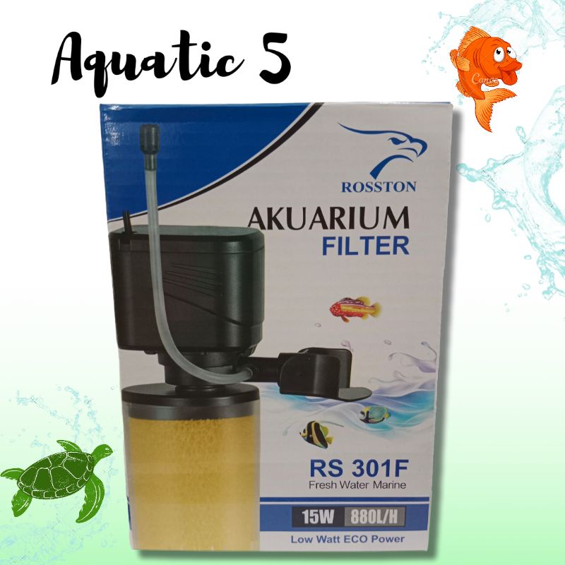 Pompa Kolam Aquarium Internal Filter ROSSTON RS 301F