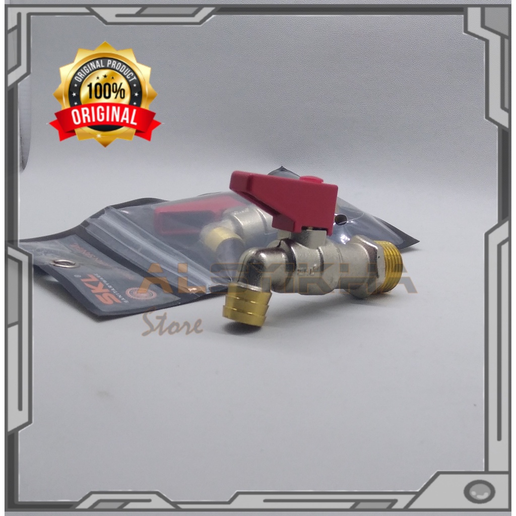 Keran Kran Air Kuningan 1/2" Inch/Kran Tembok Kuningan 1/2