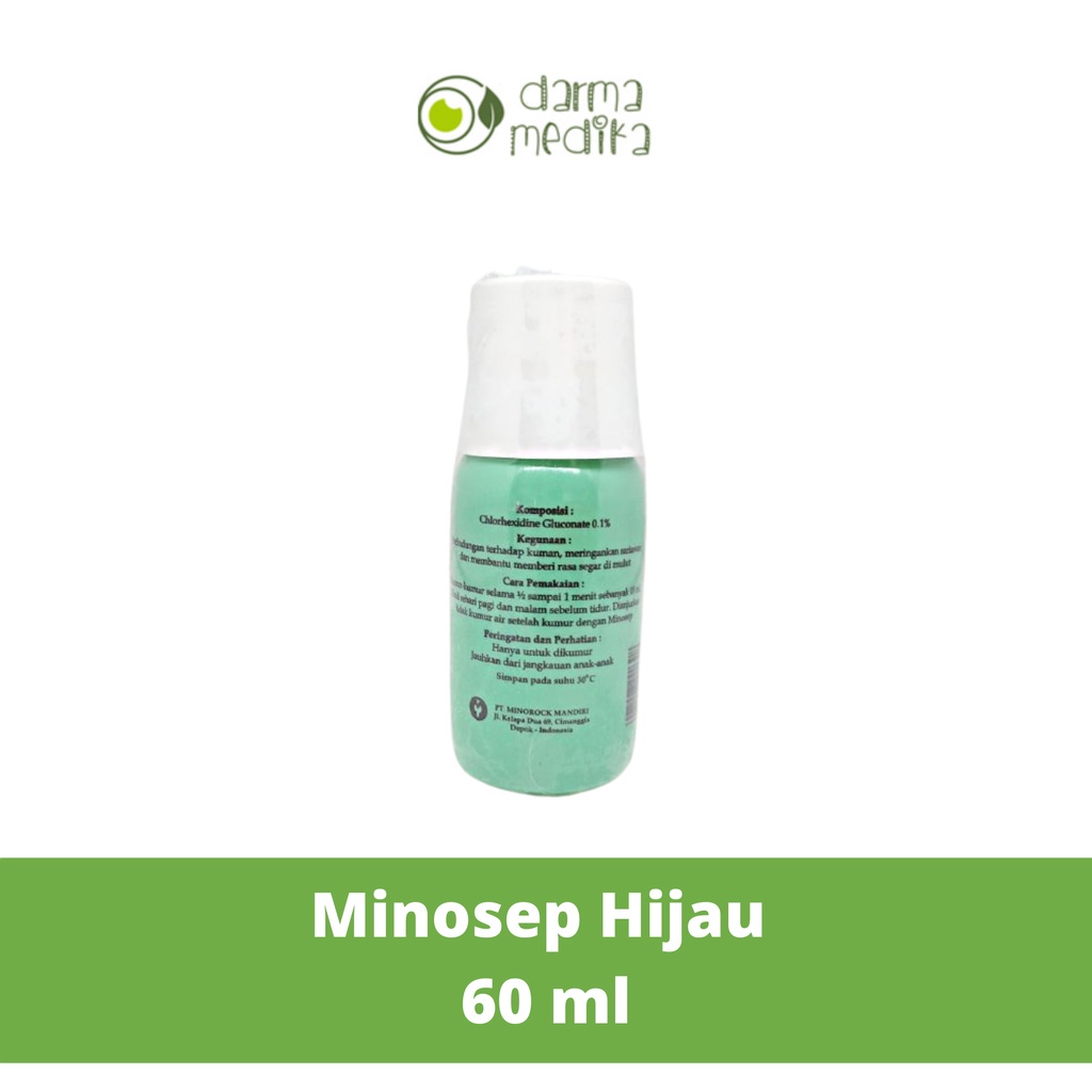 Minosep Obat Kumur HIJAU 60 ml 60ml