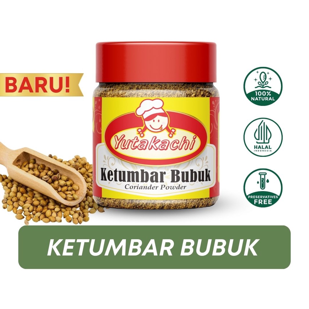 PAKET HEMAT BUMBU REMPAH YUTAKACHI (Cabe Bubuk/Paprika/Merica/Ketumbar/Jinten)