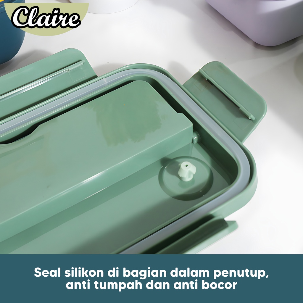 LUNCH BOX TERBARU / KOTAK MAKAN DUA SEKAT / KOTAK MAKAN BPA FREE