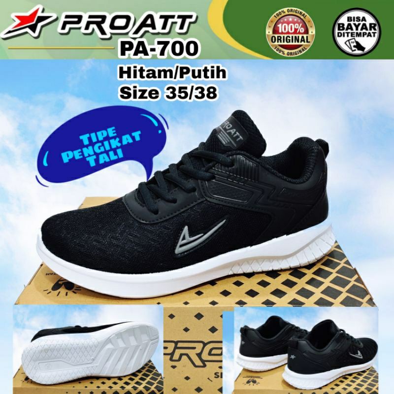 PRO ATT PA 700 ORIGINAL HITAM POLOS, HITAM PUTIH