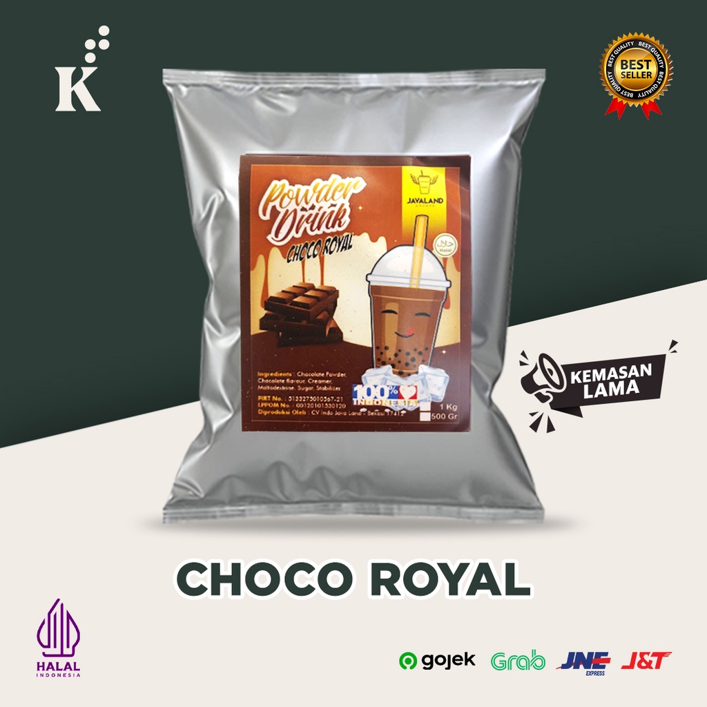 Bubuk Minuman Bubble Powder Drink Choco Royal ORIGINAL Javaland 1kg