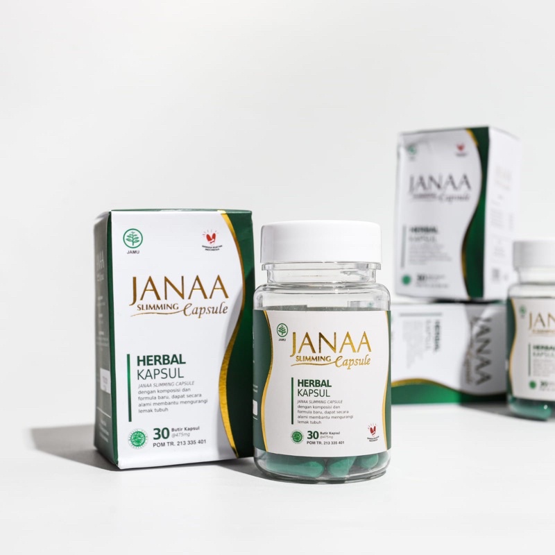 JANAA Slimming Capsule - Pelangsing herbal - Detox , JanaaSlimming , Obat Diet , Pelangsing