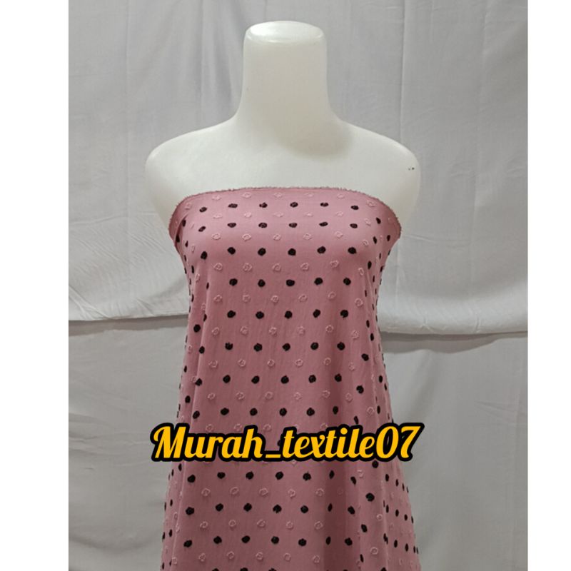 Kain Crinkle Airflow / Twotone / Kain crinkle Twotone harga per 0,5 m