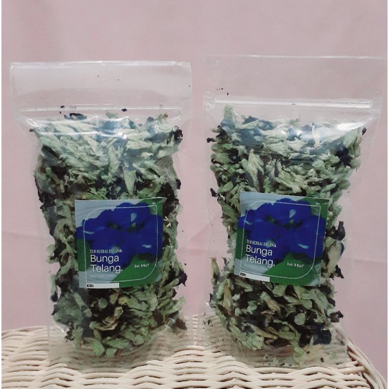 

BUNGA TELANG / BUTTERFLY PEA KERING ORGANIC MURAH 25GR