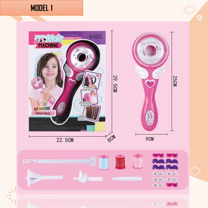 Alat Kepang Rambut Otomatis Mainan Anak Perempuan Kado Ulang Tahun - Model 1