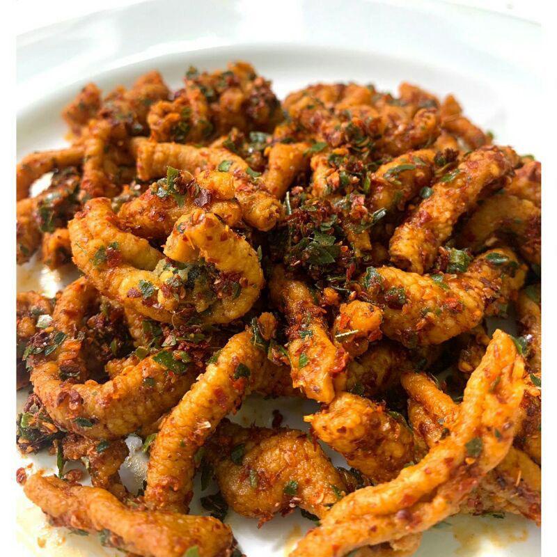 

1kg Usus Pedas Crispy Daun Jeruk Free Basreng 100gr