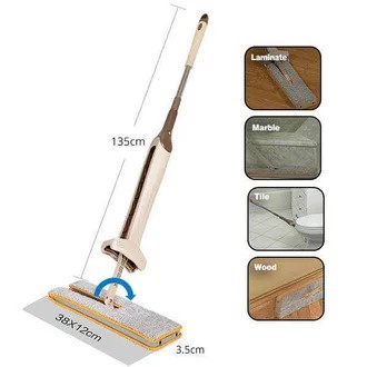 PROMO Alat Pel Lantai 2 Sisi Ultra Mop Cleanze Double Sided Alat Pel tanpa peras -Twister Mop