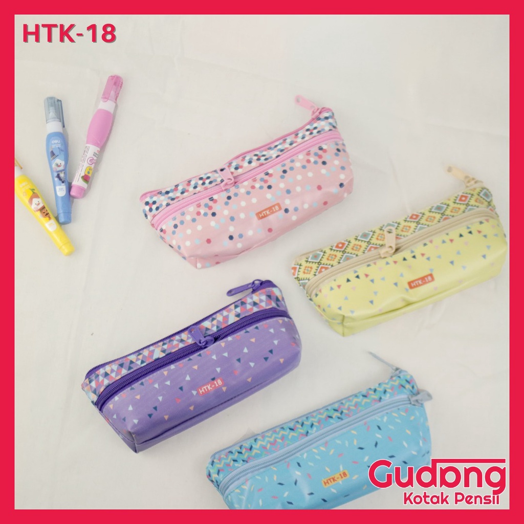 

KOTAK PENSIL DUA RESLETING Tempat Pensil Unik KOTAK PENSIL Dua Resleting Motif Terbaru HATAKA