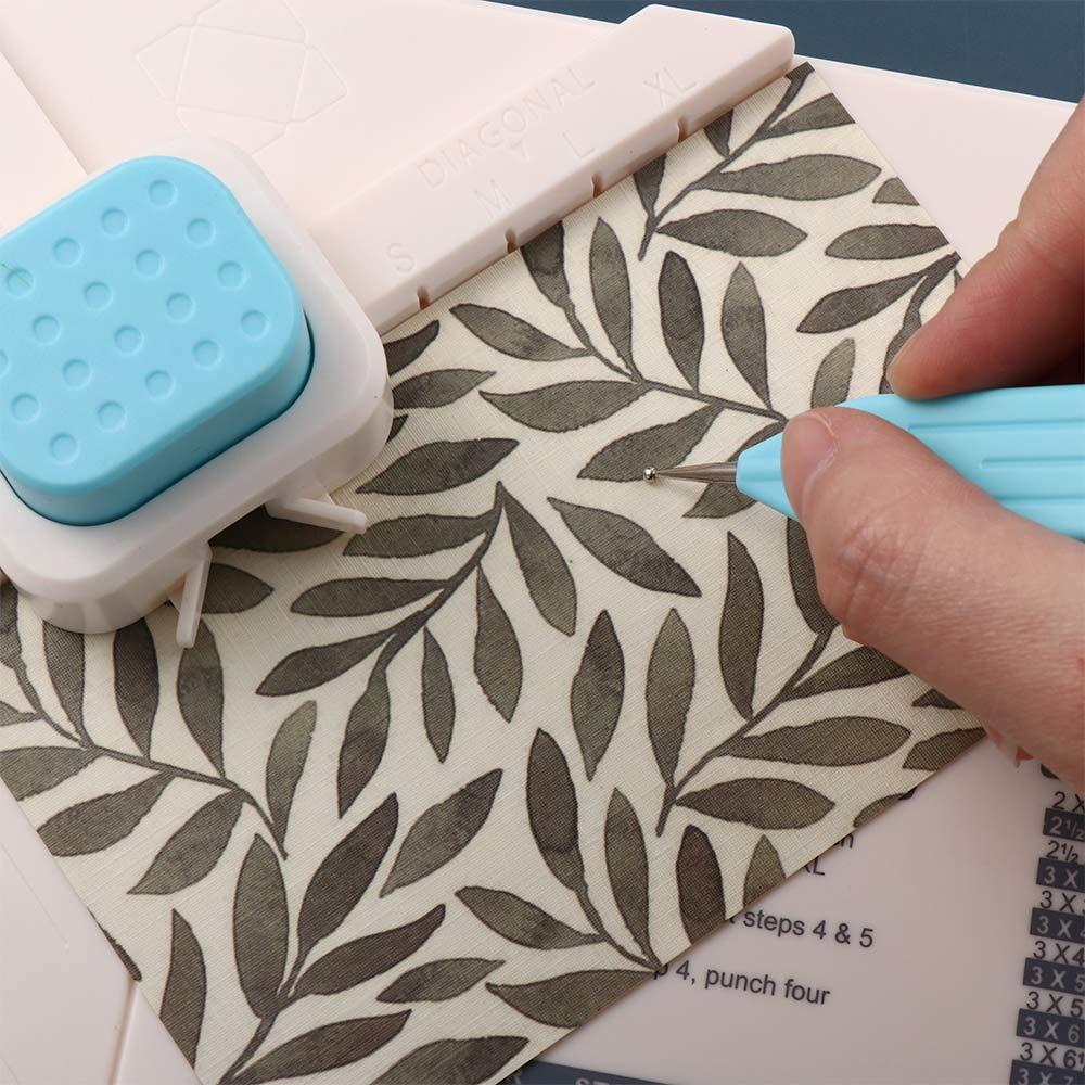 Agustina Crease Origami|Alat Pemotong Kertas Kreatif Multifungsi Gift Box Amplop Punch Board