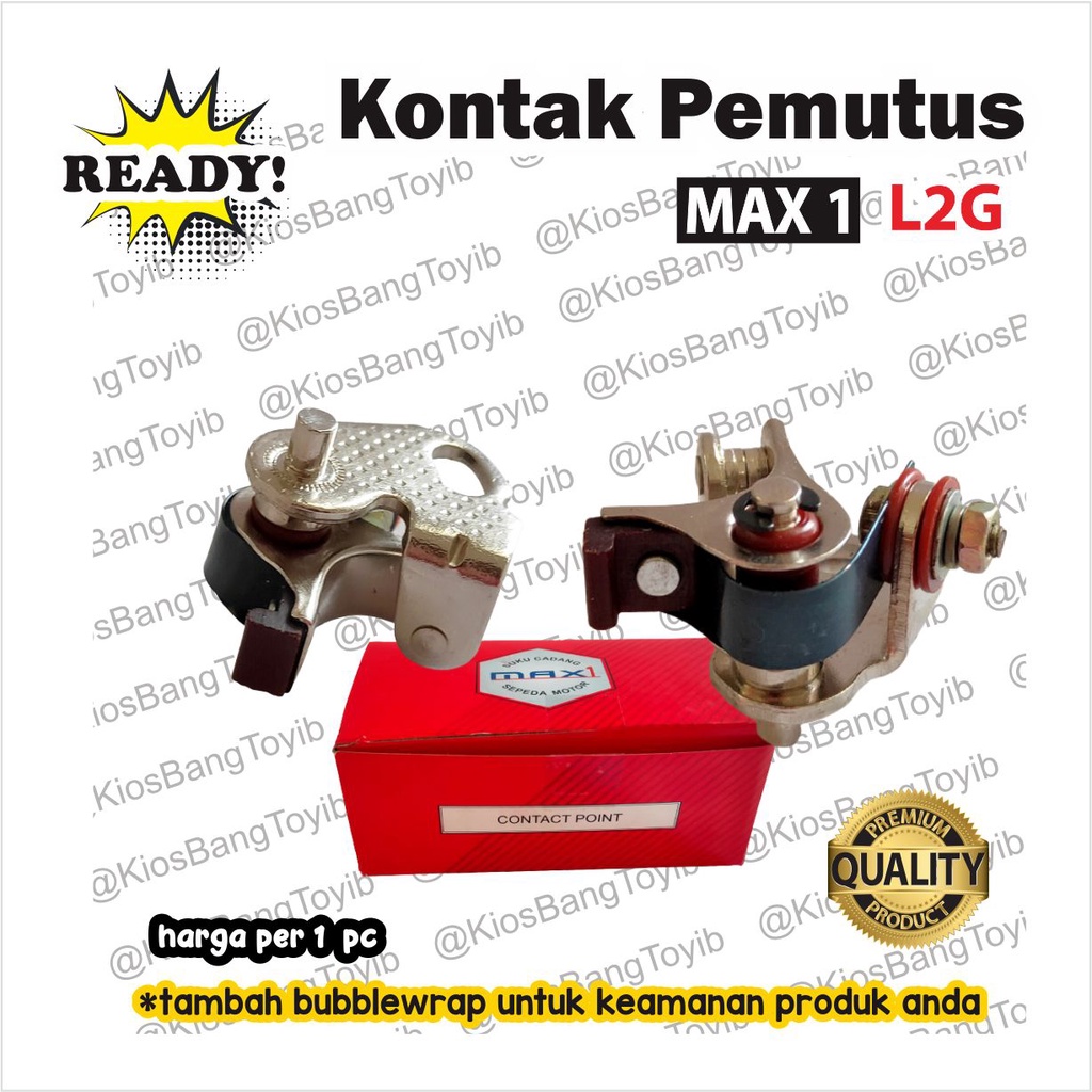 Platina L2G Breaker Point Kontak Pemutus L2G RX100 L2S L2 YB100 (MAX1)