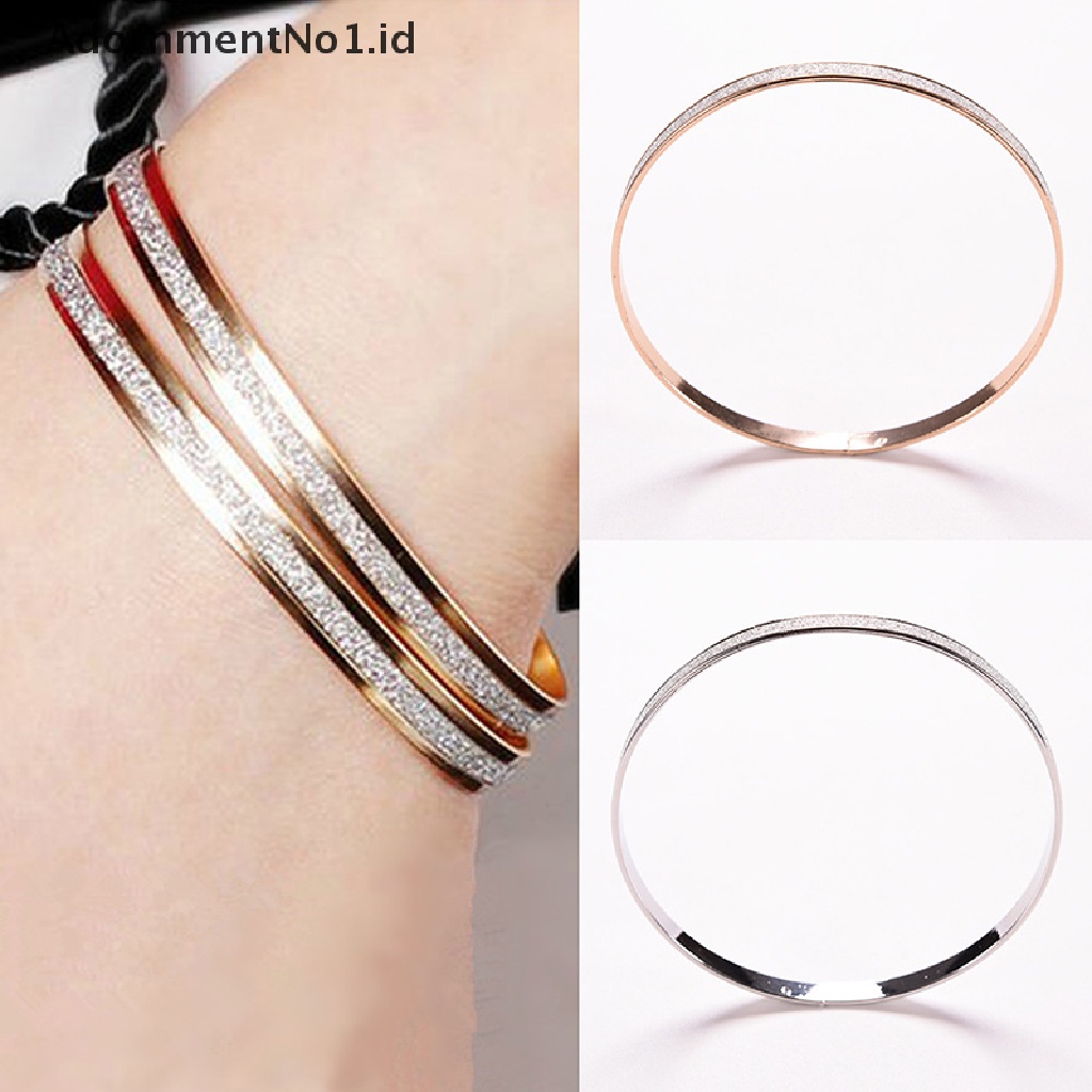 [AdornmentNo1] Wanita Fashion Bangle Wristband Gelang Cuff Bling Lady Hadiah Gelang Bangles [ID]