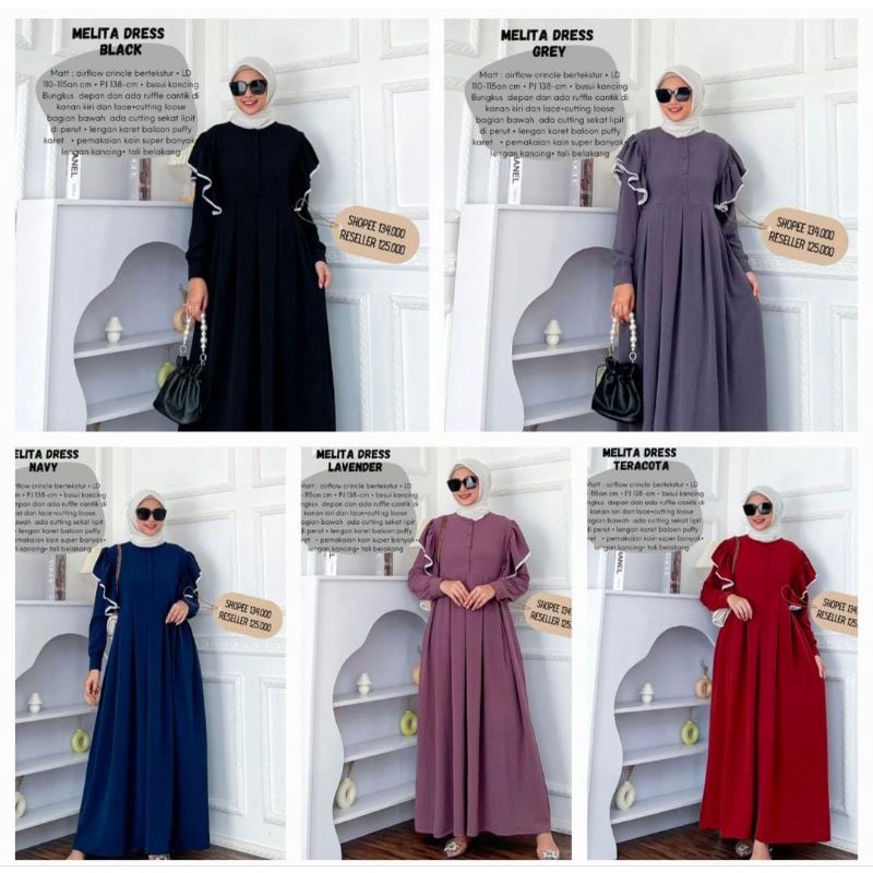 MELITA DRESS CRINKLE AIRFLOW // GAMIS MAXY DRESS