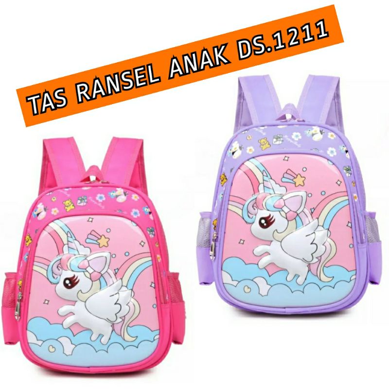 dem_sare / DS1211 TAS RANSEL SEKOLAH PAUD ANAK PEREMPUAN TAS RANSEL MINI   TAS ANAK RANSEL KECIL BACKPACK SEKOLAH TK KARTUN LUCU