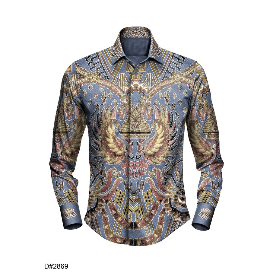 Kain Batik Tulis / Semi Tulis Batik / Pola Baju Batik - 2869