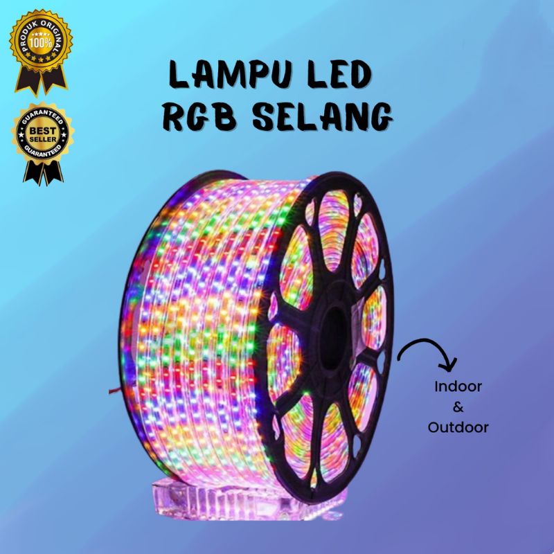 Lampu LED STRIP SELANG 2835 /220V Outdoor RGB/Led Strip Warna-Warni Garansi Lampu Strip