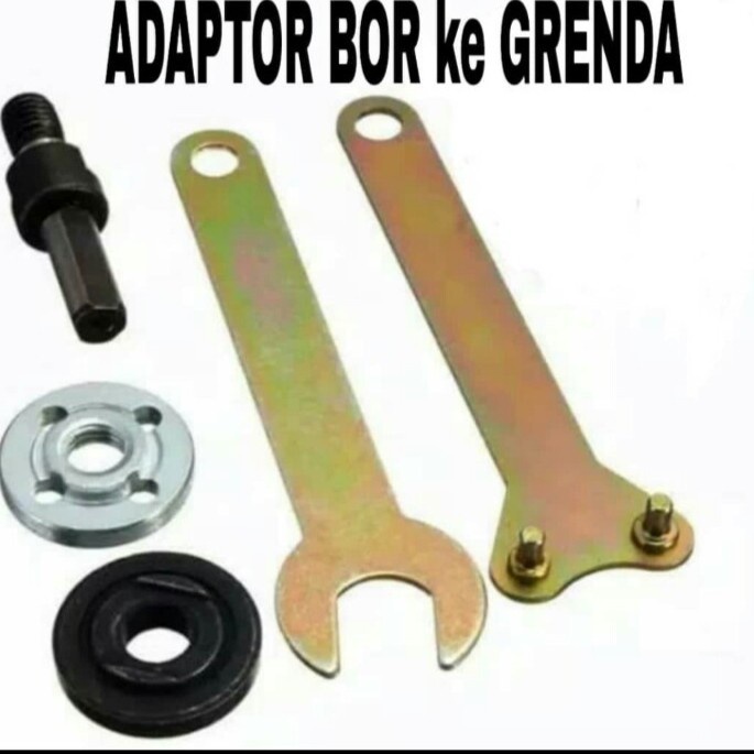 ADAPTOR MESIN BOR JADI MESIN GERINDA - Arbor Konektor Gerinda Bor Mata