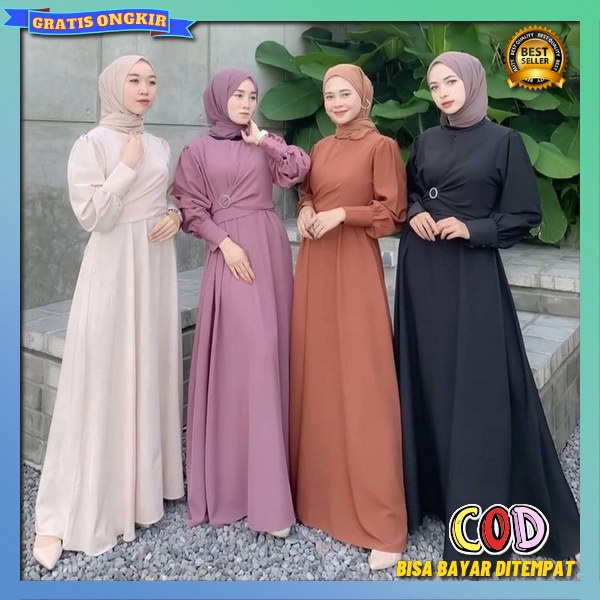 Bsju Gamis Terbaru Gamis Hitam Polos Premium Baju Gsmis Remaja Kekinian Import Termurah 2023 Lebaran