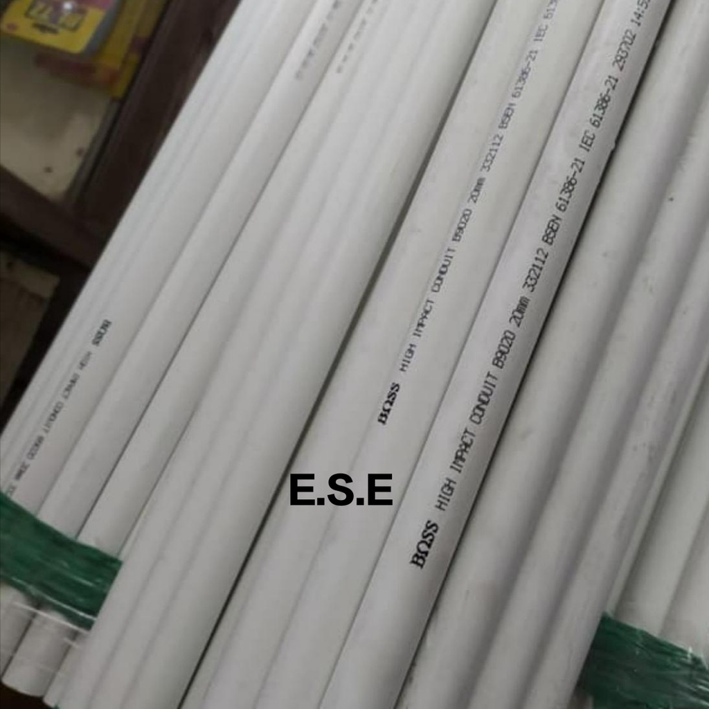 Pipa PVC Merk Boss 20mm / Pipa clipsal
