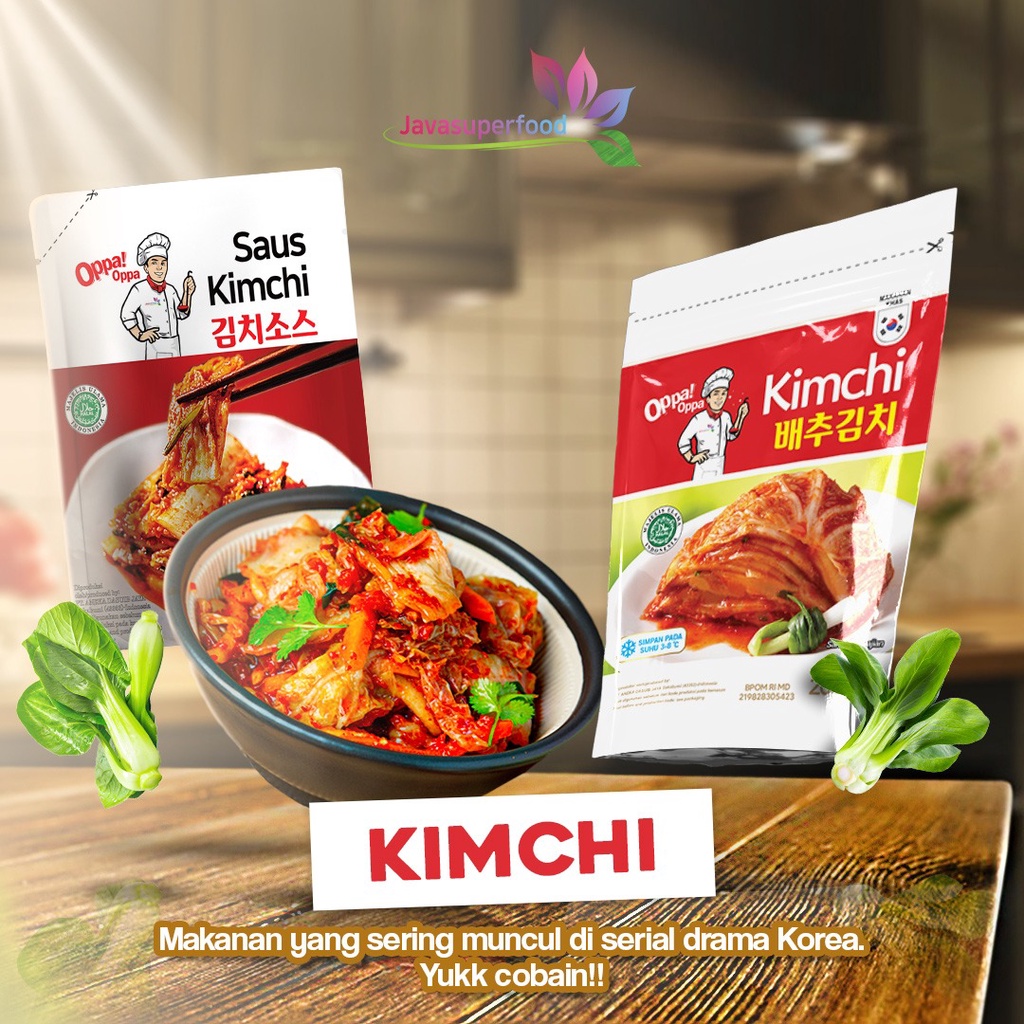 Kimchi Sawi Fresh 200gr - Kimchi Halal Korea Java - Makanan Korea