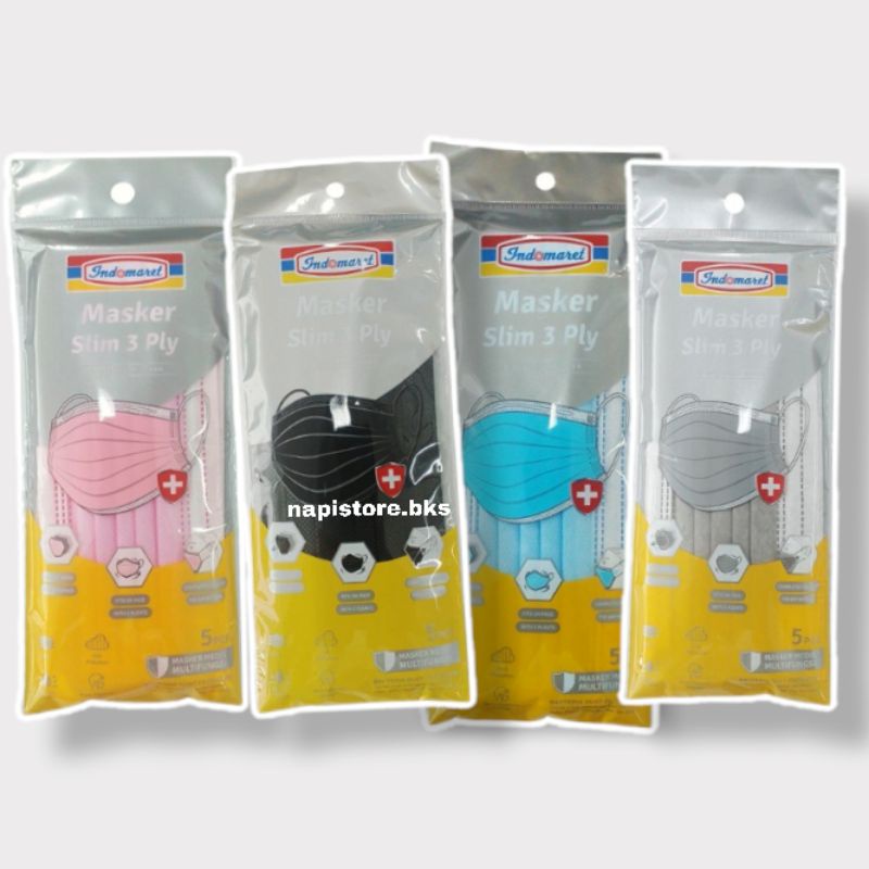 MASKER SLIM indomaret isi 5 pcs