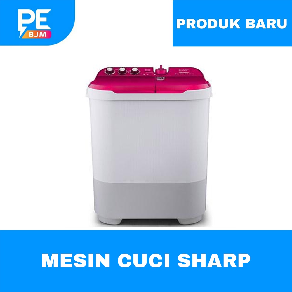 MESIN CUCI SHARP 10 KG DOLPHINWAVE SERIES ES-T1090-BK/PK/VK