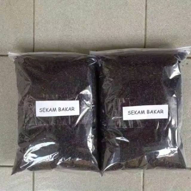 Sekam bakar 500gram / media sekam bakar tanaman
