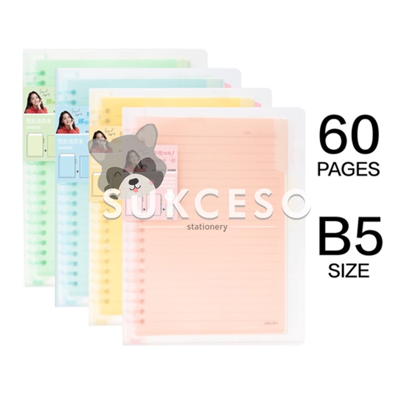 

Deli File Binder QH - B5 60 Lembar / Binder Transparant Murah Berkualitas