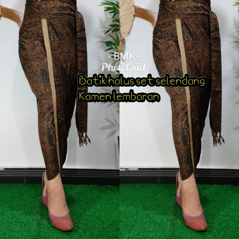 Kamben Batik Lembaran Plus Selendangnya