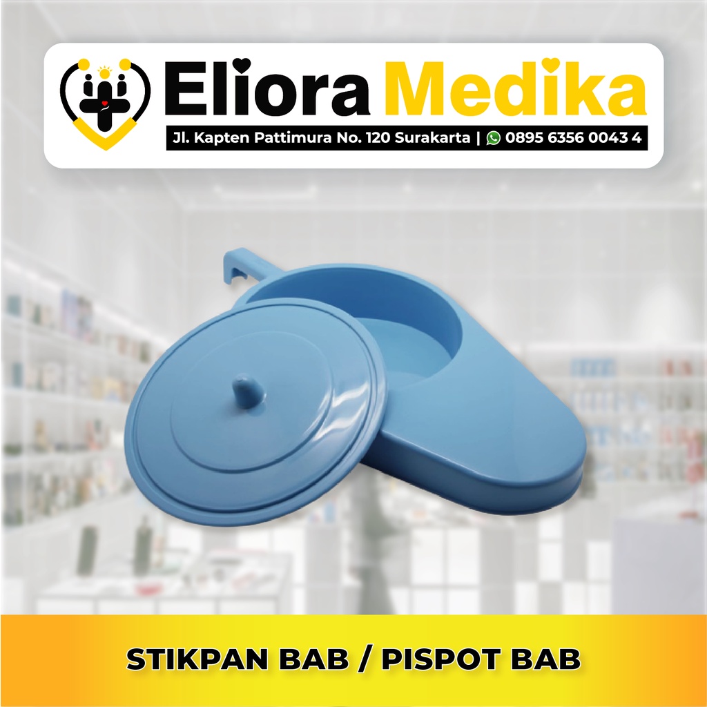 Pispot Sodok Plastik Tempat BAB Stickpan Dewasa Stikpan Pria Wanita