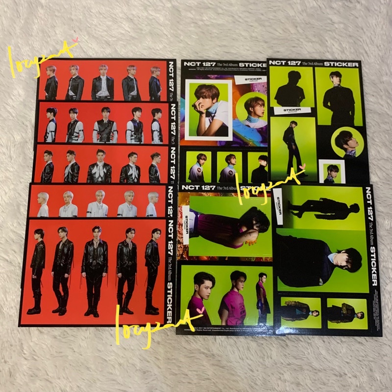 [WAJIB CO SAFE PACKING] OFFICIAL STICKER PENDANT CARD POSTCARD STICKY SEOUL CITY NCT127 DREAM SG MAR