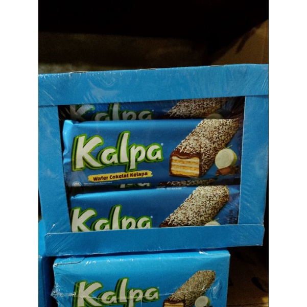 kalpa wafer cokelat kelapa bersalut coklat promo isi 13 pcs