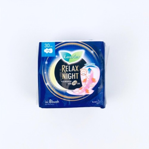 Pembalut Laurier Relax Night 30cm isi 8