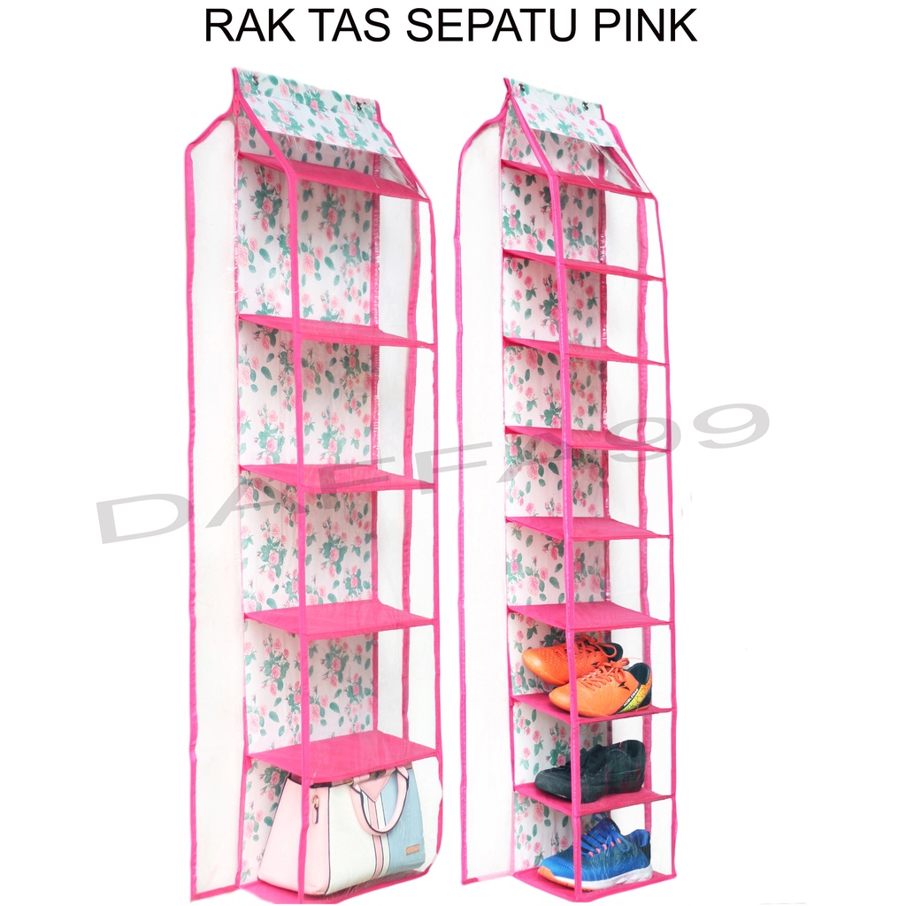 SET RAK TAS &amp; RAK SEPATU POLOS RESLITING / HBO &amp; HSO / MURAH