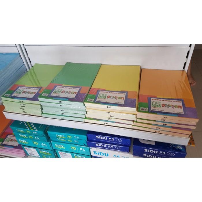 

GE816 ATK - Kertas Buffalo PHYTON Polos F 100 1 Pak isi 100 Lembar