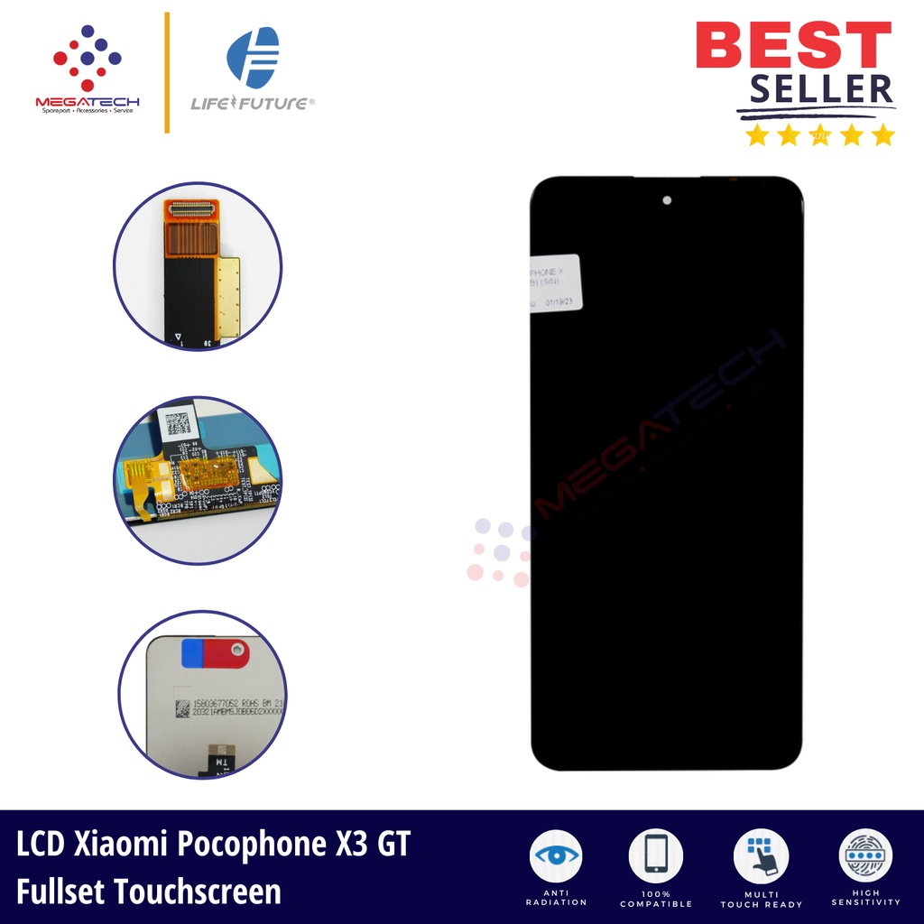 LCD Pocophone X3 GT Fullset Touchscreen