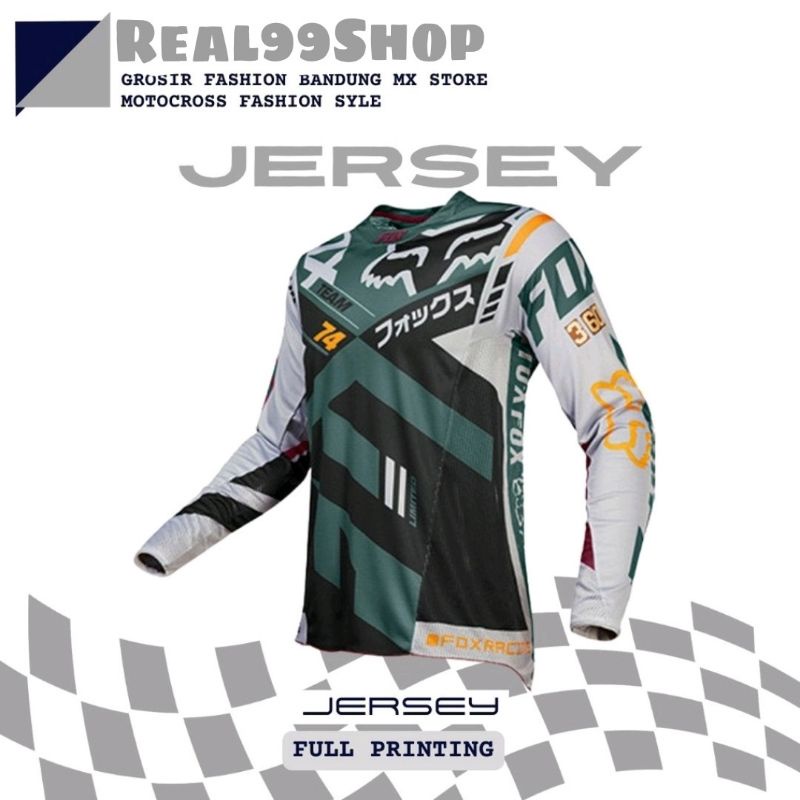 Jersey trail motocross sepeda Downhill MTB