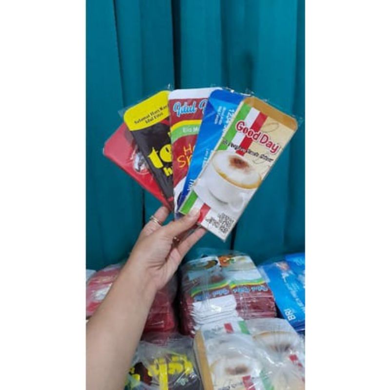 

AMPLOP LEBARAN JUMBO MOTIF SNACK ECER BEBAS PILIH MOTIF