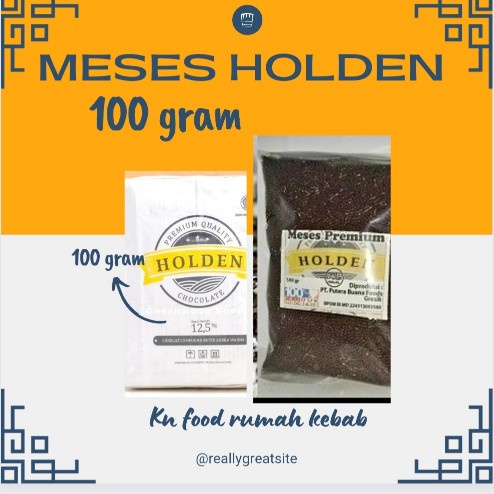 

Meses Coklat Holden premium repack 1 Ons Meises repack 100grm