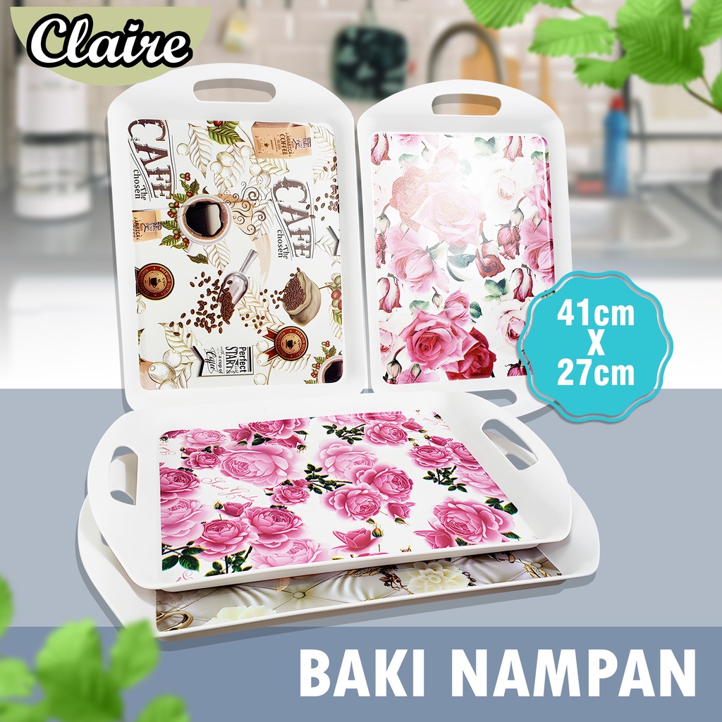 BAKI / NAMPAN / NAMPAN MOTIF RANDOM UKURAN 41X27