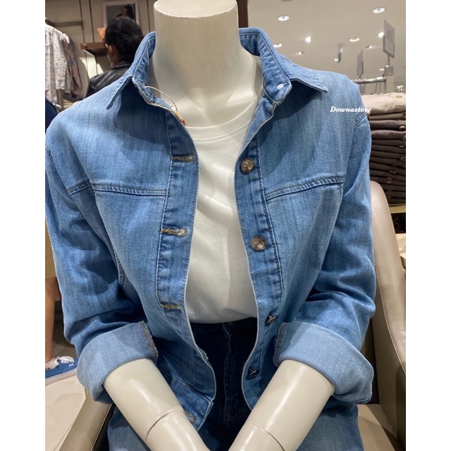 Triset Denim Jacket Wanita (S-XXL)